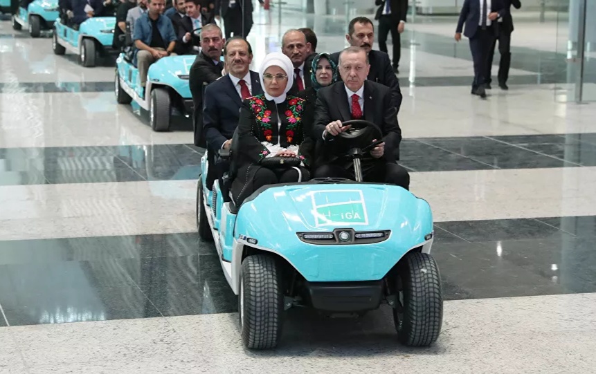 الرئيس التركي وعائلته