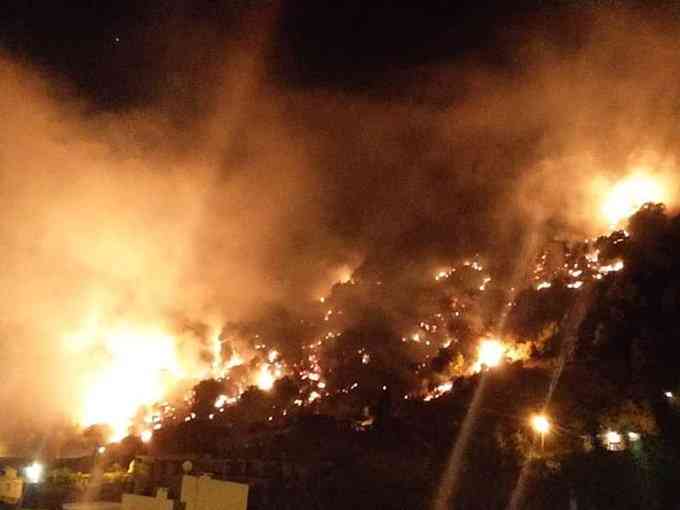 اندلاع حريق ضخم في لبنان والجيش يتدخل!