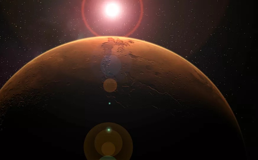 بالصورة..المريخ يشهد ظاهرة فلكية ترصد لأول مرة في غلافه الجوي