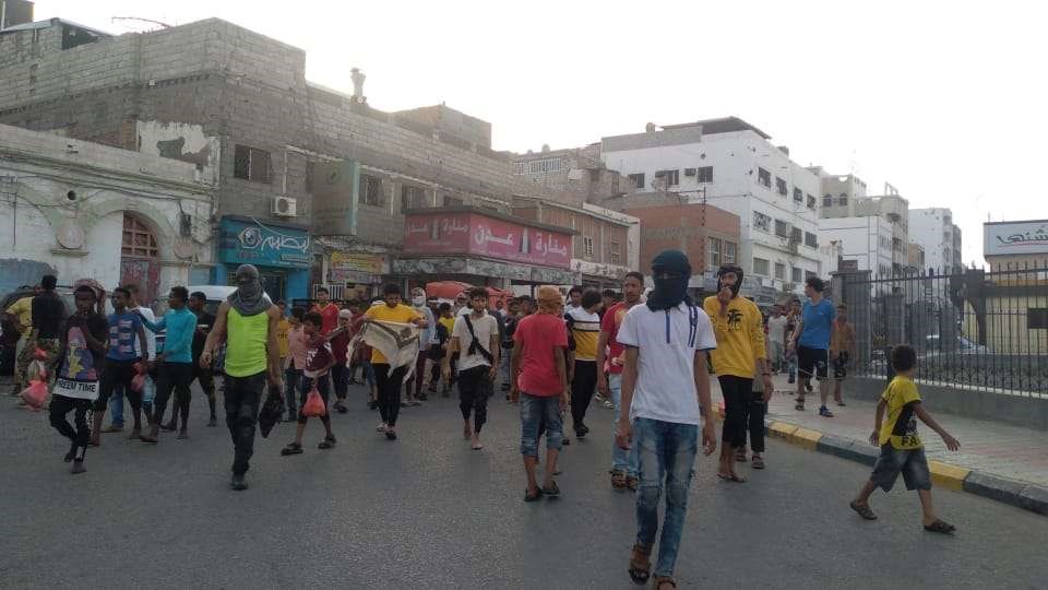 المظاهرات في عدن