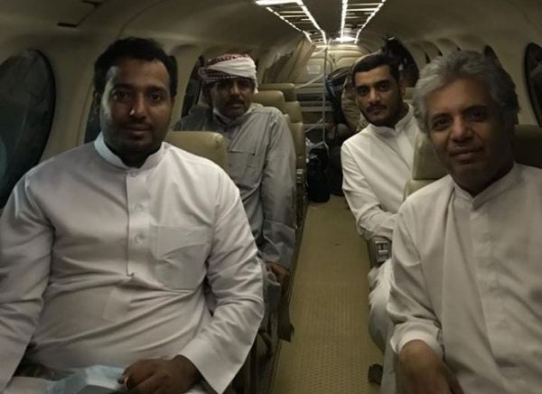 طائرة خاصة تنقل وفدًا قبلياً من محافظة جنوبية إلى الرياض