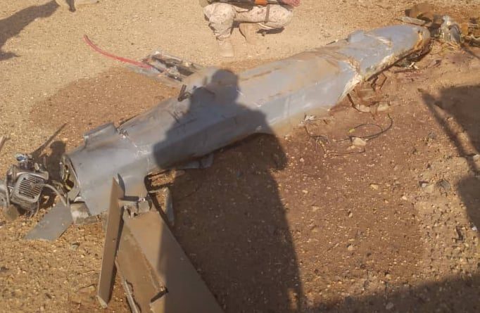 دفاعات الجيش تسقط طائرة جديدة للحوثيين في مدينة العبر