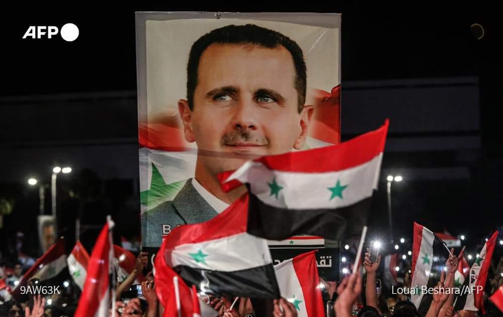 رسميا..الأسد يفوز بولاية رئاسية جديدة بعد تغلبه على منافسيه بأغلبية ساحقة