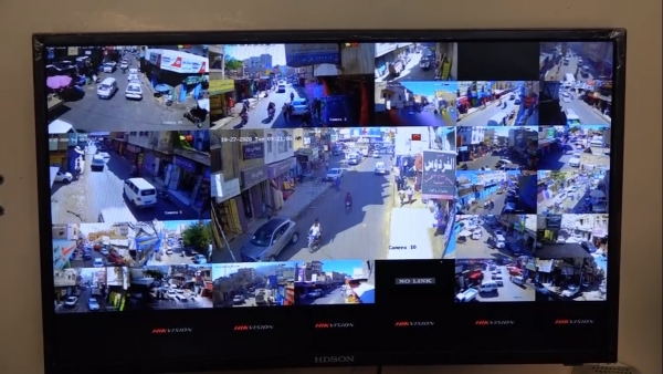 شرطة تعز تنشر كاميرات مراقبة في شوارع المدينة