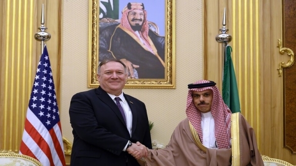 بعد لقائه وزير خارجية السعودية.. بومبيو: هذا ما نتطلع إليه في أكتوبر المقبل بشأن اليمن