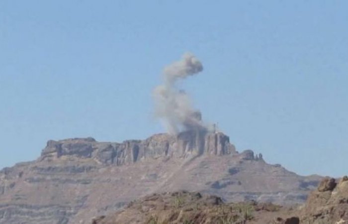 غارات للتحالف على مواقع الحوثيين بالضالع