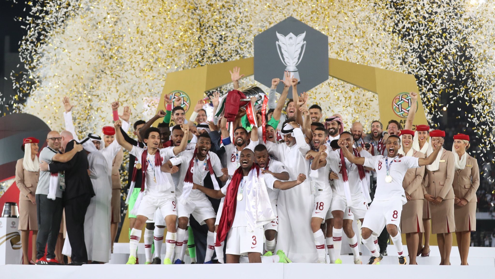 قطر بطل كأس آسيا 2019 في الإمارات للمرة الأولى في تاريخها (صور وفيديو)