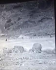بالفيديو: كاميرات الجيش السعودي تصور عملية قصف وملاحقة حوثيين حاولو زرع ألغام في الربوعة