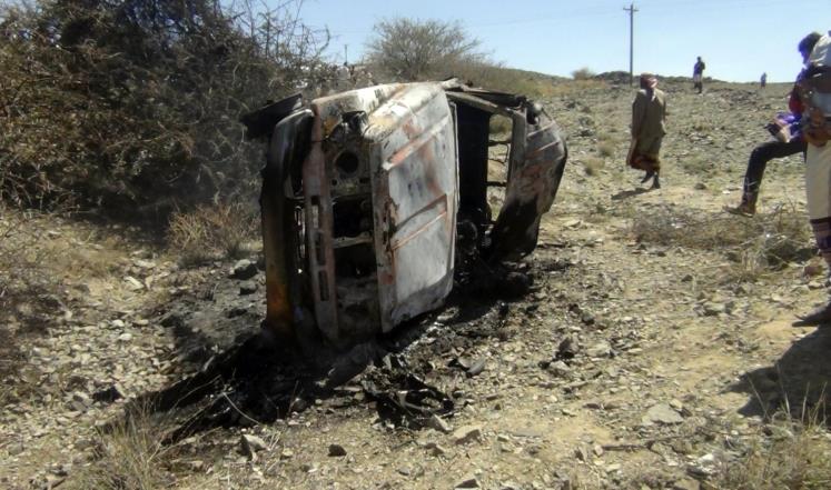 قيادة الجيش الأمريكي تعلن مقتل 7 من عناصر القاعدة بضربتين جويتين وسط اليمن