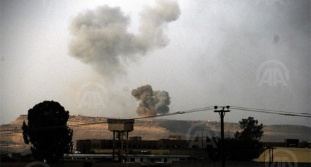 غارات عنيفة لطيران التحالف على مواقع وتعزيزات للحوثيين بنهم وأخر
