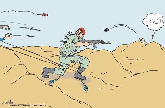 كاريكاتير: وسائل اعلام والقوات المسلحة