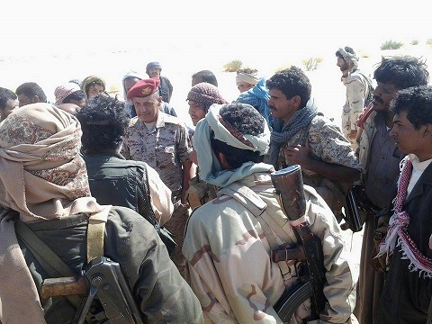 قائد المنطقة السادسة يعلن سيطرة الجيش الوطني على موقع برق الخيط الاستراتيجي في محافظة الجوف