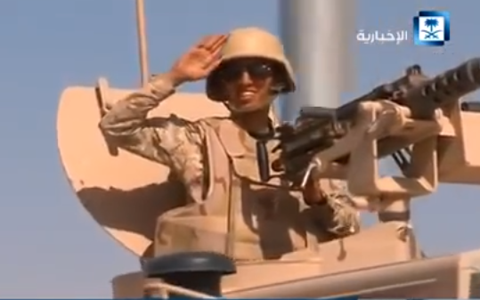 الحرس الوطني يرسل وحدات قتالية جديدة مدعومة بتجهيزات عسكرية متقدمة للحدود السعودية اليمنية (فيديو)