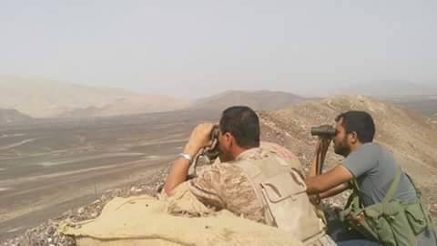 قائد المنطقة العسكرية الثالثة اللواء عبد الرب الشدادي خلال تفقده