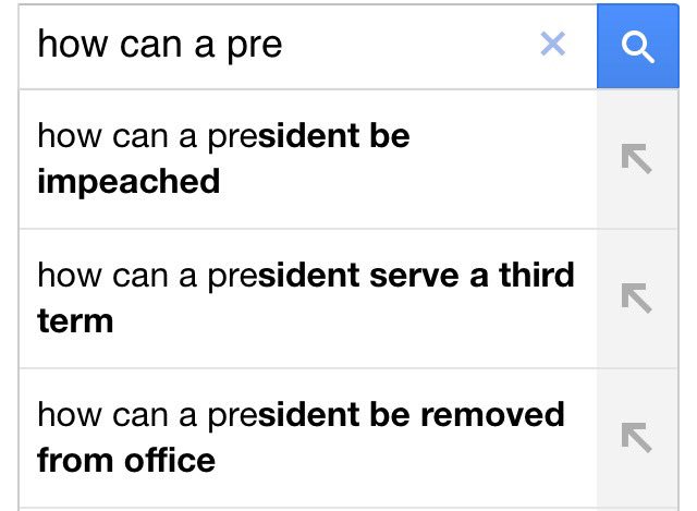 كيف يُعزل الرئيس؟.. تزايد البحث في جوجل عن كيفية إزاحة دونالد ترامب