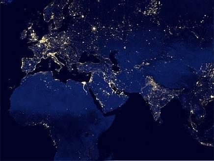 جوجل تتيح استكشاف خريطة العالم ليلاً (دول العالم ليلاً)