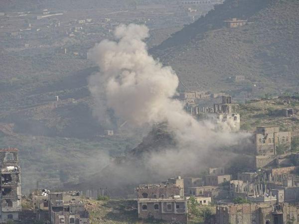 سقوط 5 أطفال في استهداف حوثي لقرية الشرف بتعز