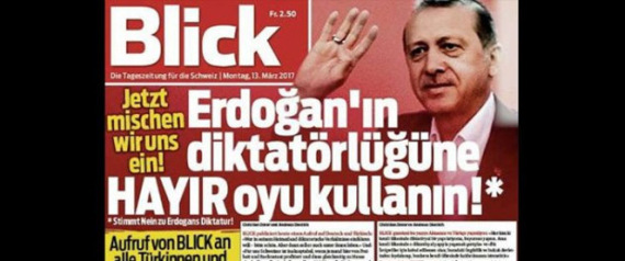 إذا كنتم من أنصار أردوغان فعودوا إلى بلادكم..رسالة صحيفة سويسرية للأتراك بلغتهم‎
