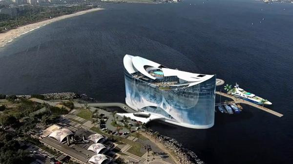 قطر تبني فندقا عائما مستوحى من «الخيال العلمي» - فيديو