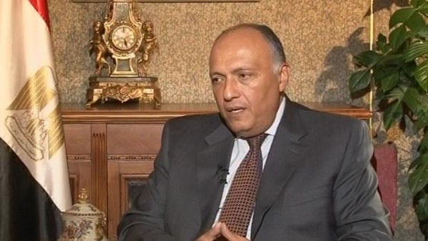 وزير خارجية مصر: الوضع الفلسطيني ينذر بانتفاضة ثالثة