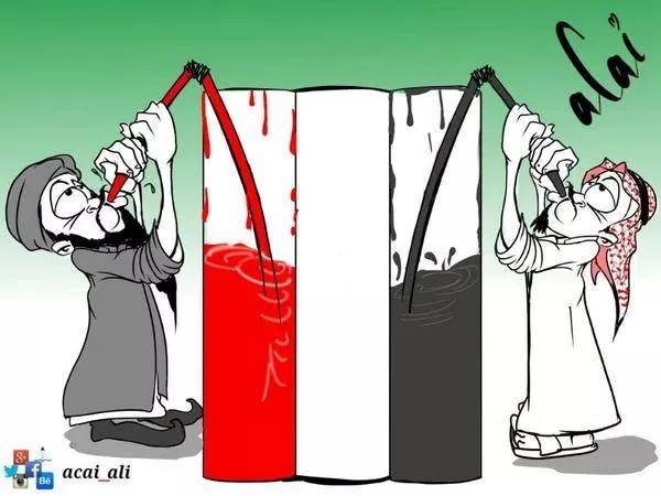 كاريكاتير: اليمن والتدخلات الخارجية «السعودية والإيرانية»