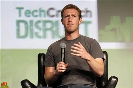 الفيس بوك يحقق 6.8 مليار دولار كقيمة سوقية بسبب ظهور مؤسسه في مؤتمر تك كرنش