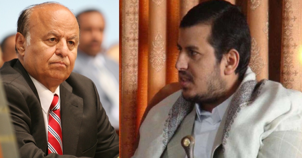 زعيم الحوثيين يتهم الرئيس هادي بتمويل معسكرات القاعدة ويقول بأنه كان متراساً للفاسدين