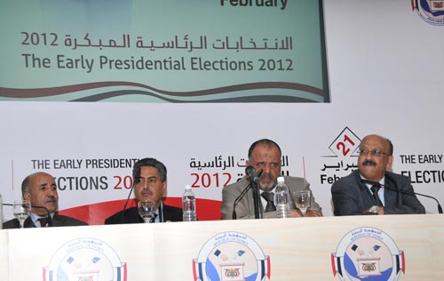 مؤتمر صحفي لرئيس اللجنة العليا للإنتخابات والأستفتاء
