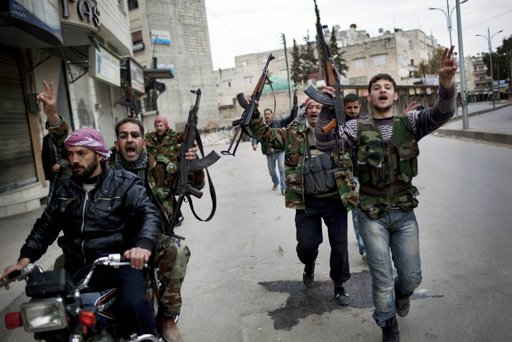 عناصر من الجيش السوري الحر