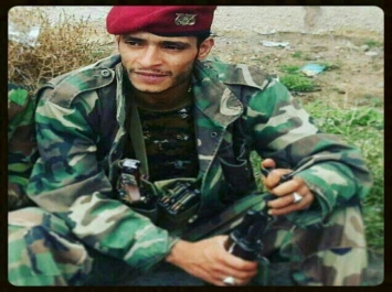 أحد جنود الحرس الخاص بعلي عبدالله صالح الذي قتل في جبهة الحدود مع السعودية