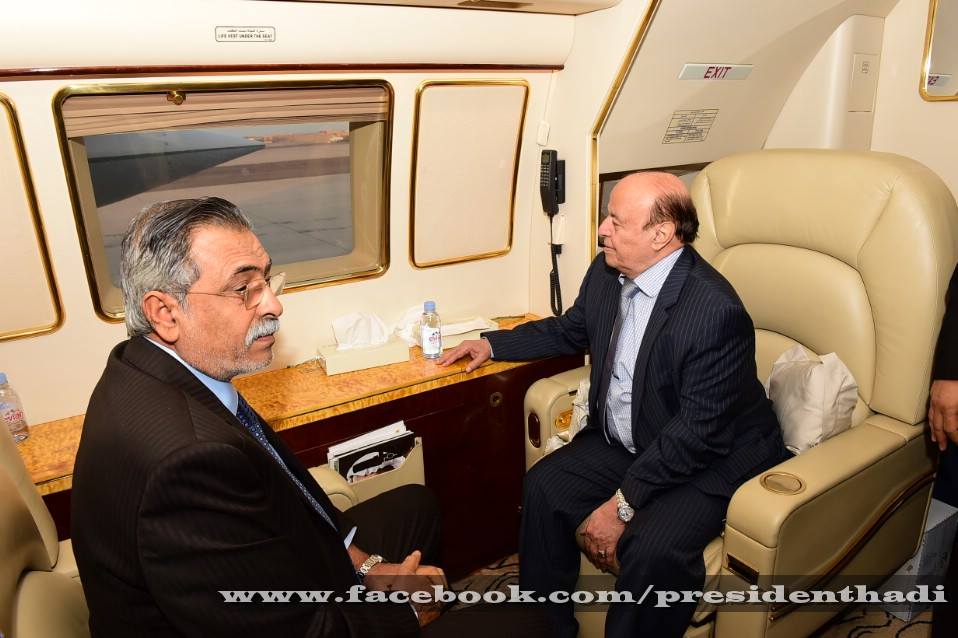 الرئيس هادي يؤكد بعد وصوله مدينة عدن 