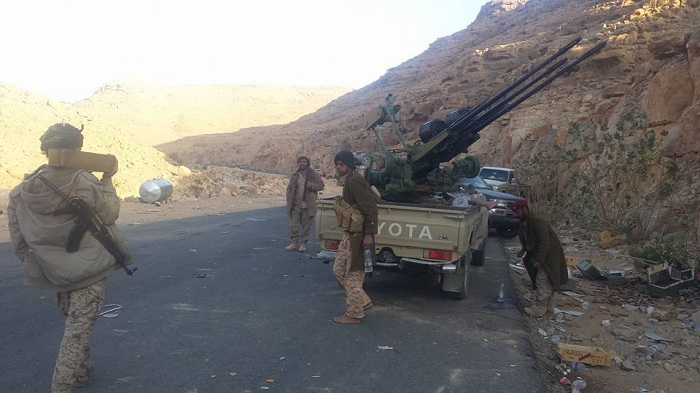 إندلاع معارك على مشارف بني حشيش بصنعاء والتحالف يقصف تعزيزات الحوثيين في حريب وصرواح