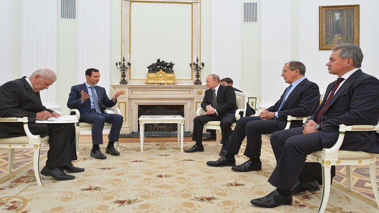 بوتين يلتقي الأسد في موسكو