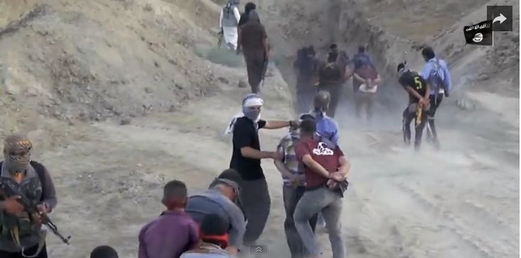 سبايكر جديدة.. فيديو جديد لتنظيم الدولة يوثق مجازر رهيبة في العراق