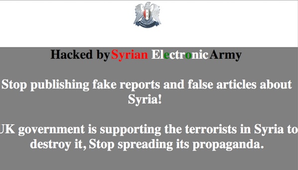 الجيش السوري الإلكتروني يخترق موقع رويترز