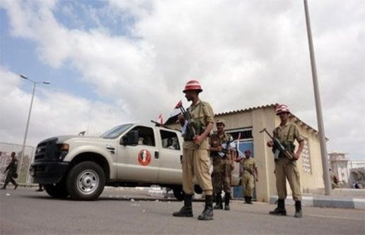 جنود تابعين لوحدات في الشرطة العسكرية بصنعاء (ارشيفل