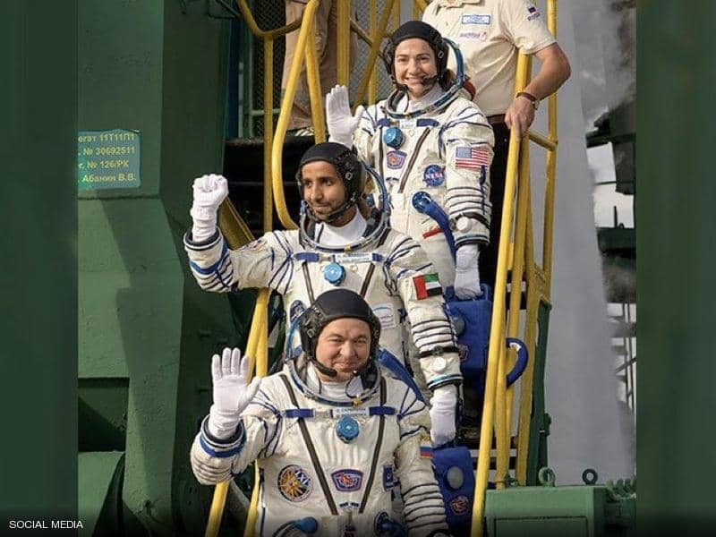 انطلاق أول رائد عربي إلى محطة الفضاء الدولية