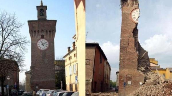 شاهد صور إيطاليا قبل وبعد الزلزال