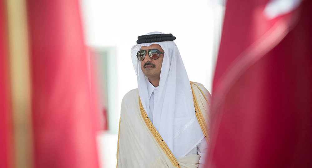 موقف محرج لأمير قطر في نيويورك يثير ضجة في الخليج