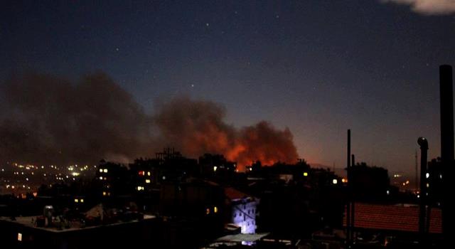 إسرائيل تقصف دمشق (تفاصيل + فيديو)