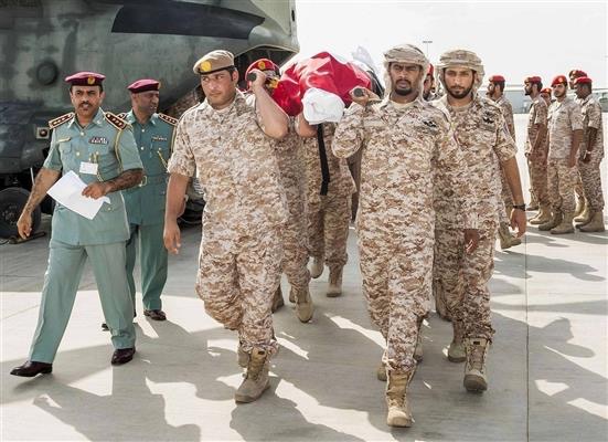 الإمارات تعلن استشهاد أحد جنودها في الحد الجنوب للسعودية