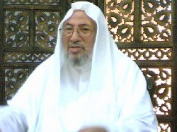 الشيخ الدكتور يوسف القرضاوى رئيس الاتحاد العالمى للعلماء المسلمي