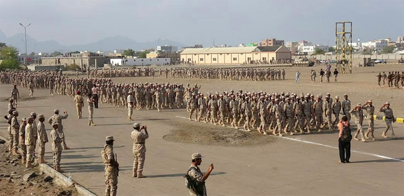 قوة عسكرية من مكافحة الإرهاب في عدن تغادر إلى السعودية لتلقي تدريبات خاصة