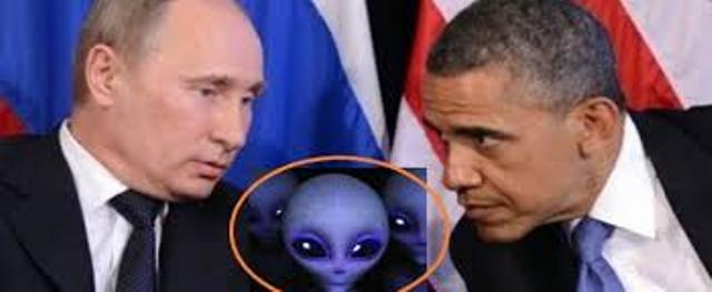 أوباما يُحذر بوتين من كائنات فضائية ستغزو الأرض عام 2017